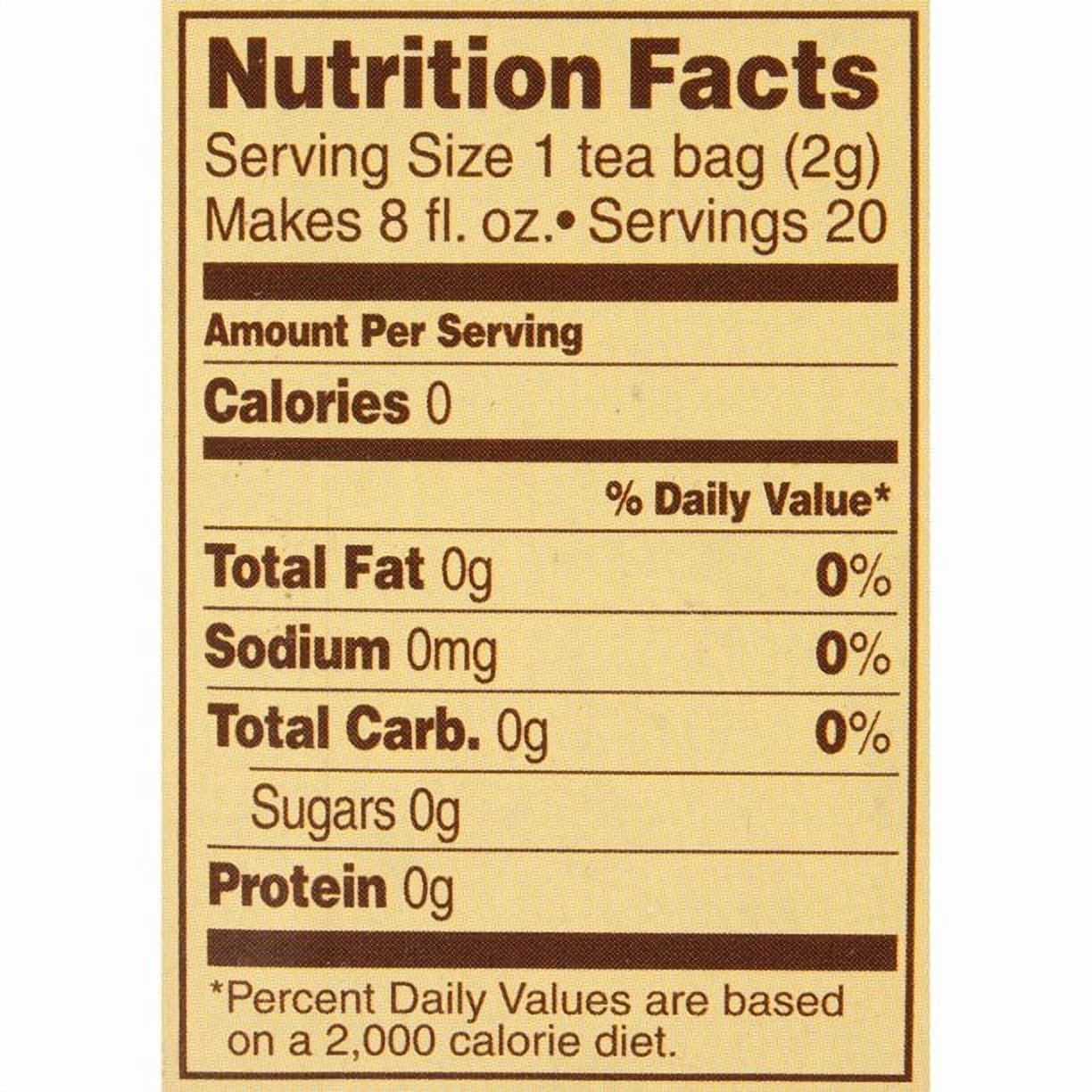 Celestial Seasonings Madagascar Vanilla Rooibos Tea, 20 Ct Tea Bags (Pack of 4)