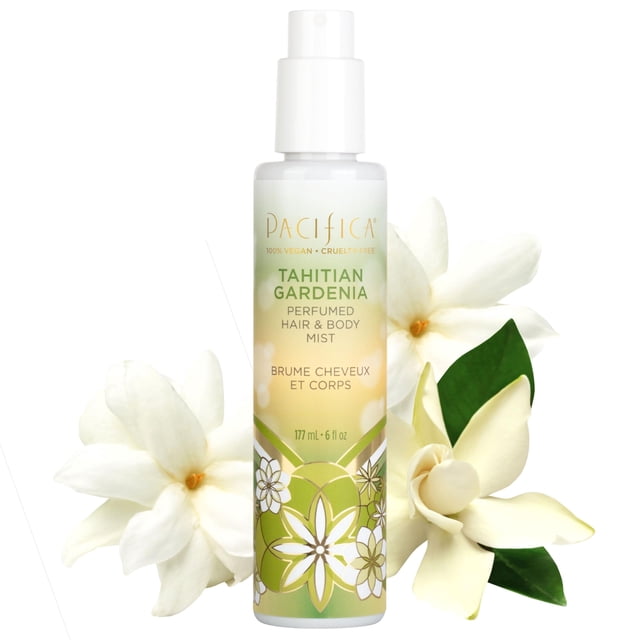 Pacifica Beauty Perfumed Hair & Body Mist, Tahititan Gardenia, 6 Fluid Ounce