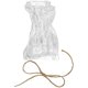 thumbnail image 1 of Transparent Glass Flower Vase Versatile Decorative Vase for Fresh, Dried Flowers and Aquatic Plants Unique Home Accent, 1 of 4