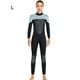 thumbnail image 2 of Soidarity Trajes de buceo traje de neopreno térmico de una pieza de manga larga cálido traje de baño de Surf impermeable ropa de surf profesional Deportes acuáticos Mujer Gris Claro L Soidarity OD020685-22, 2 of 6