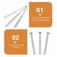 thumbnail image 3 of EeaseCA 3Pcs Sax Flute Screwdriver Piccolo Metal Screwdriver Music Instrument Accessory, 3 of 8