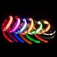 thumbnail image 2 of Rechargeable and Waterproof Dog Light Up Collar, LED Safety Dog Collar with Adjustable Belt for (Pink, M), 2 of 5