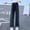 Black, variant on uublik Girl Jeans Straight Leg Stretch Demin Pants Cute Casual Trousers with Pockets Black Size 8-16