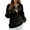 Black, variant on Herrnalise Women's Knitted Crop Tops Ladies Autumn And Winter Loose Top Solid Color Long Sleeve Round Neck Round Neck Sweater Pullover Jumper Sweaters