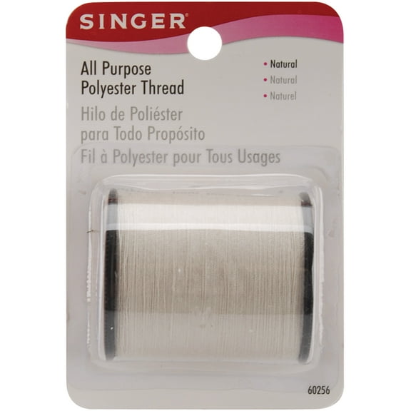 Singer All-Purpose Polyester Thread 150yd-Natural