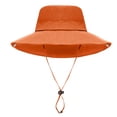 thumbnail image 6 of Toddler Baby Sun Hat Summer UPF 50+ Protection for Boys Girls Kids Adjustable Beach Hats with Bucket Wide Brim Outdoor,chin strap,comfortable,camping 3-10 Years, 6 of 6