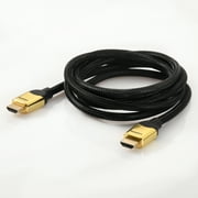 Blackweb 6ft HDMI Cable, 4K Movies and Games, Black Wire, HDTVs, DVD/Blu-ray Streaming Box 1-Piece