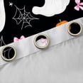 thumbnail image 4 of jejeloiu Funny Ghost Blackout Curtains,Orange Pumpkin Lantern Curtains Pack of 2 (38x45 Each),Happy Halloween White Spider Webs Window Curtains For Boys,Breathable Home Decor, 4 of 6