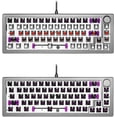 thumbnail image 2 of Cooler Master CK720 Hot-swappable Mechanical Keyboard with Kailh Box V2 Mechanical Red Switch, 65% Layout, USB-C Connectivity, RGB Lighting and 3-way Dial, Space Gray, 2 of 16
