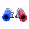 thumbnail image 5 of One Pair of Heavy-Duty Red Blue Gladhands with Grips Truck Trailer Semi, 5 of 6