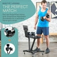 thumbnail image 3 of LifePro Adjustable Dumbbell Stand Rack – Compatible with PowerFlow Plus, PowerUp Plus & Other Brands, Ergonomic Base, Locking Casters, Home Gym Storage, 3 of 10