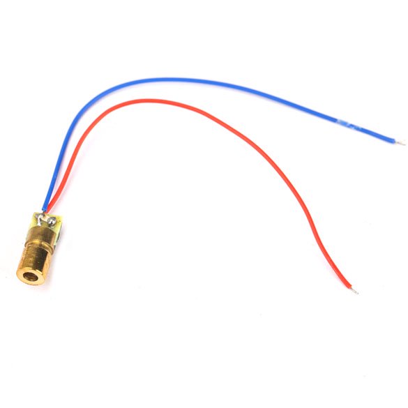10 Uds 650nm 6mm 3V 5mW cabezal de módulo de diodo de punto láser con punto rojo Ndcxsfigh nuevos