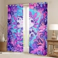 thumbnail image 3 of Feelyou Purple Axolotl Teens Black Out Curtains, Kawaii Ocean Animal Curtains Pack of 2 (42x63 Each), Dreamy Marine Coral Bedroom Curtains, Living Room Curtains Decor, 3 of 7
