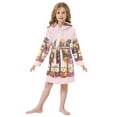 thumbnail image 6 of FORMRS Niños Bathrobe Unisex Hooded Robe Soft Plush Pajamas Sleepwear, Size 2-3T, Watercolor Jam, 6 of 7