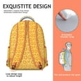 thumbnail image 3 of Orange Students Backpack Oranges Fruit Fresh Summer Cute Sweet School Bag with Pattern Print Design, Lightweight and Durable for Students, 3 of 4