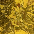 thumbnail image 1 of Ahgly Company Indoor Square Oriental Yellow Industrial Area Rugs, 5' Square, 1 of 4