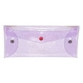 thumbnail image 2 of Meitianfacai Sparkling Clear Pencil Case Portable Stylish Stationery Storage Bag, Big Capacity Pencil Pouch Stationery Pen Bag, Pen Pouch Holder Box Organizer, Marker Pen Case Women(Purple), 2 of 3