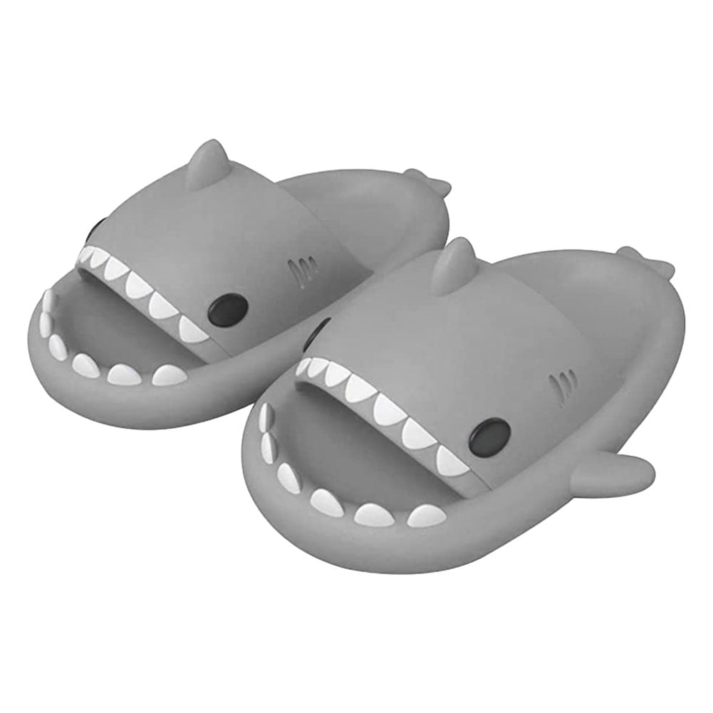 Cute Cartoon Shark Slides Slippers Non-Slip Bathroom Soft Sole Summer  Sandals - Walmart.com
