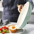 thumbnail image 5 of GreenPan Reserve Ceramic Nonstick 10" and 12" Frypan Set | Julep with Gold-Tone Handles, 5 of 7