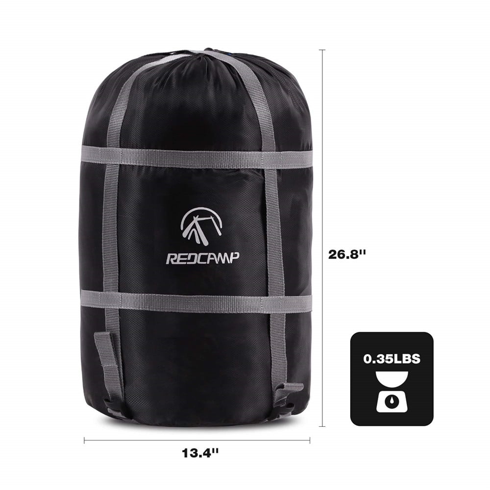 randonn/ée Sac de Compression Compact l/éger pour Camping Voyage REDCAMP Redamp 15//25//35 L Sac de Compression en Nylon pour Sac de Couchage Jaune