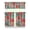 Floral, variant on Folk Style Mandala Pattern Kitchen Curtains - Semi-Sheer 3-PCS Set with Rod Pocket Design