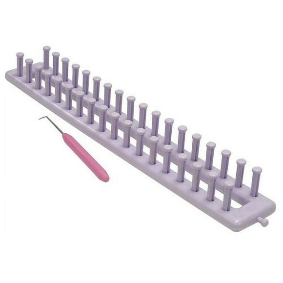 CRAFTING ESSENTIALS Long Knitting Loom Set, 41cm (16") with Tools