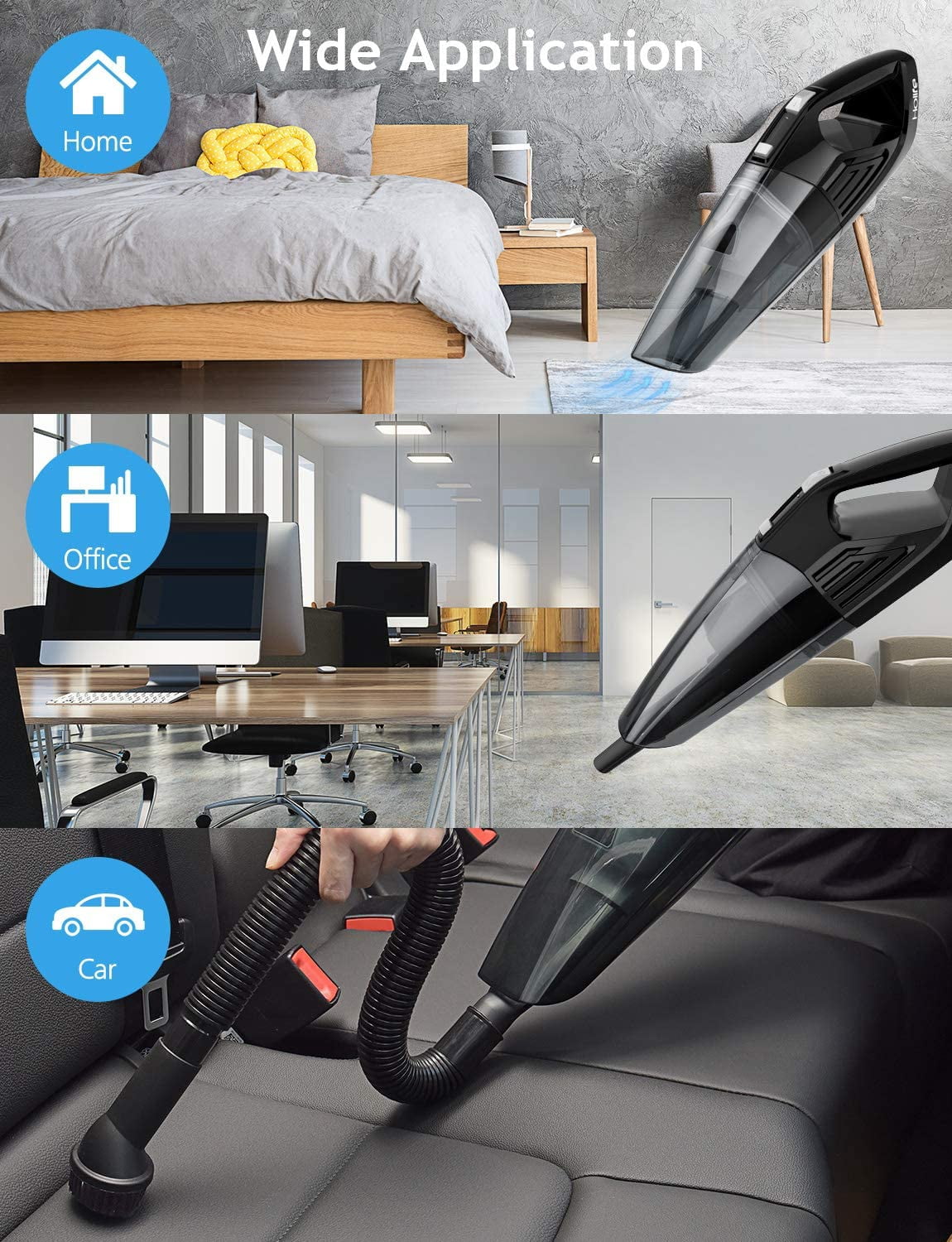 Holife Portable Handheld Cordless Vacuum Cleaner | HM164A | Walmart Canada