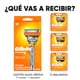 thumbnail image 2 of GILLETTE Fusion5, Rastrillo para Afeitar Reutilizable, 1 Mango + 7 Cartuchos con 5 Hojas para Rasurar la Barba, Afeitado al Ras, Rastrillo para Hombre Gillette NA, 2 of 7