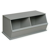Gray Storage Bin