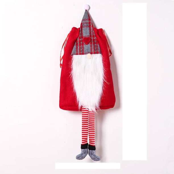 Decoraciones de Halloween, adornos de Halloween, decoraciones de regalos de Halloween, muñeco sin rostro Rudolph, bolsas de regalo de Navidad, bolsas de regalo de Navidad, cajas de almacenamiento