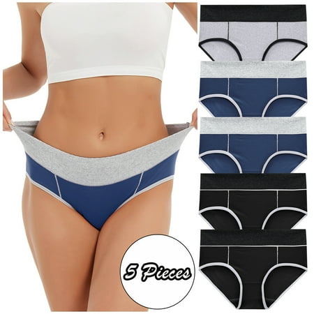 

B91xZ Lingerie For Women Color Women Briefs Patchwork Panties Bikini Underpants Underwear Knickers Solid Women s Lingerie Set with Robe Multicolor L