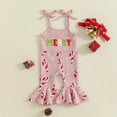 thumbnail image 2 of Mameluco de una sola pieza con bastón de caramelo navideño Rarjuiey para niña, 2 of 7