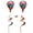 Style 14, variant on Huhudde Rotating Wind Striped Tie dye Windsock Hanging Ornament Decor Supplies for Outdoor Village Road Decor Kids Girls Gift