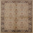 thumbnail image 1 of Ahgly Company Machine Washable Indoor Square Industrial Modern Sienna Brown Area Rugs, 6' Square, 1 of 7
