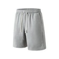thumbnail image 2 of Kvture Men's Basketball Athletic Shorts Drawstring Stretch Activewear Summer Casual Running Workout Shorts Gym Sweat Pants Gray XXXL, 2 of 8