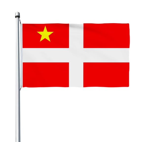 Aihccy Chambéry Commune in France Flag with Brass Grommets Size - 3x5Ft