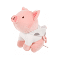thumbnail image 1 of Peluche Cerdito Sentado Con Capucha De Vaca Rosa Belug  Peluche de Cerdito, 1 of 4