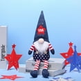 thumbnail image 6 of Peacheart 4th of July Patriotic Gnome Decorations, Stars and Stripes USA Flag Gnomes Plush Swedish Tomte Table Ornaments for Independence Day Memorial Day Tiered Tray Decor, 11.8inch, 6 of 7