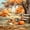 Orange 6, variant on Manfei Classic Halloween Pumpkin Lantern Fitted Sheet Full,Hello Fall Foliage Print Bed Set,3 Pieces,1 Fitted Sheet and 2 Pillowcases