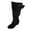 Black, variant on Wide Calf Boots for Women Slouchy Suede Kitten Heel Dress Mid Calf Booties Side Zipper Buckle Strap Fall Long Boots