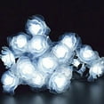 thumbnail image 4 of LINLIN Solar Flower String Lights,Waterproof Rose Flower Lights 8 Mode Solar Starry Lighting Christmas Fairy String Lights for Gardens Path Homes Wedding Party Decor, 4 of 9