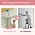thumbnail image 3 of Nichiyo 10 inch Ceiling Paint Roller with Splash Guard | Adjustable No-Drip Roller for Ceilings & Walls, Pink (EL01160), 3 of 10