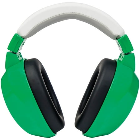 Lucid Audio HearMuffs Kids Hearing Protection Green/White (Over-the-ear Sound Protection Ear Muffs Ages 5+)