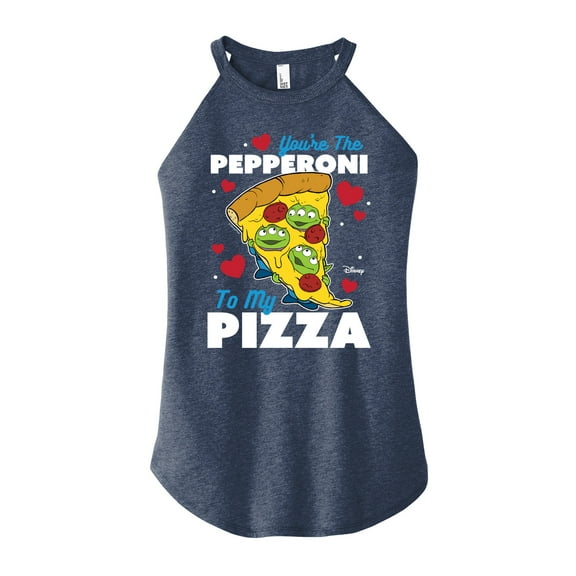 Toy Story - You're The Pepperoni To My Pizza - Juniors High Neck Tank Top