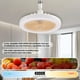 thumbnail image 4 of Ventiladores de Techo E27 Amariilo con Luz LED Ajustable y Ahorro Energético para Dormitorios y Ofic, 4 of 6