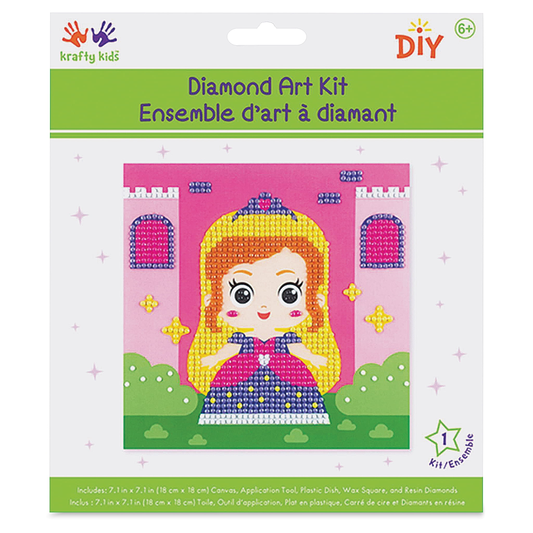 Krafty Kids Diamond Art Kit - Princess 