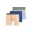 Blue/Orange/Gray, variant on Jockey Men's StayNew® Cotton Blend Boxer Brief - 3 Pack