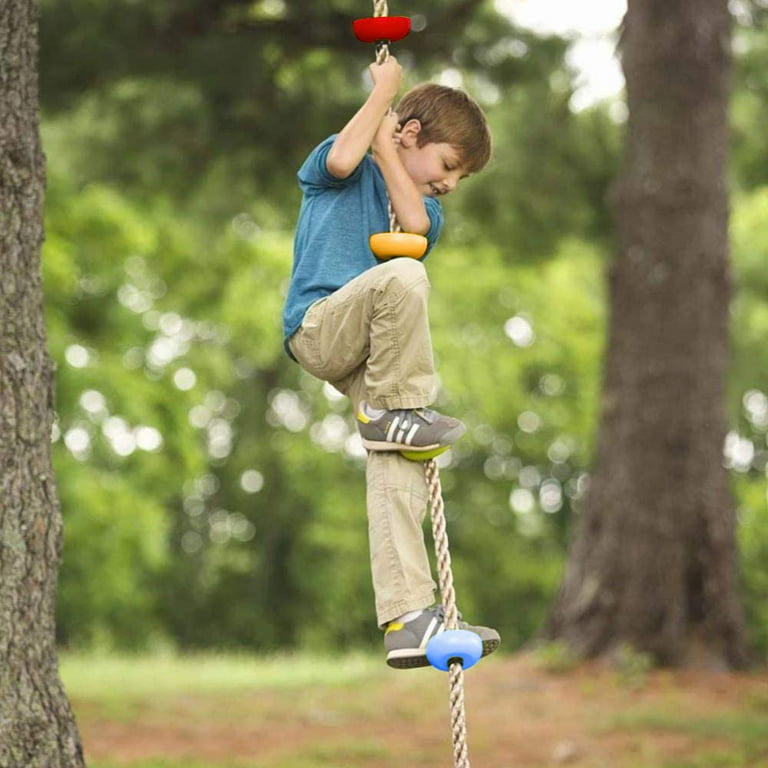 Climbing Rope for Kids with Knots Ninja Rope and Tree Climbing