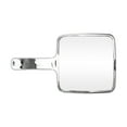 thumbnail image 1 of Espejo Cosmético de Patrón de Olas de Agua para Mujeres 1 Pc para Viajes de Negocios Vacaciones Espejo de Aluminio ABS Tonalidad Plateada M, 1 of 3