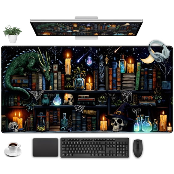 Tapete de escritorio DKPXFG grande para gaming, mouse pad 80 x 40 cm